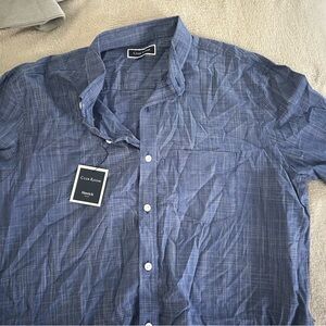 Club Room Men's Casual Navy Button Down Shirt